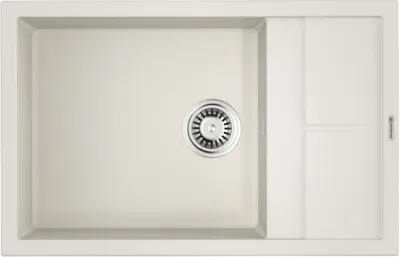 Фото товара: Omoikiri Sumi 78-LB-WH, мойка, гранит, белый