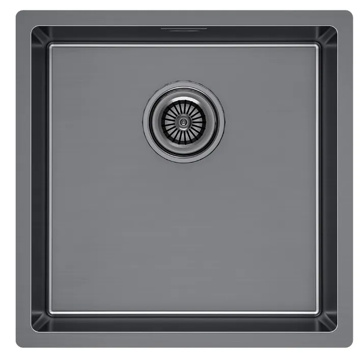 Фото товара: Paulmark LASSAN 44 UNI, мойка, нержавеющая сталь, вороненая сталь