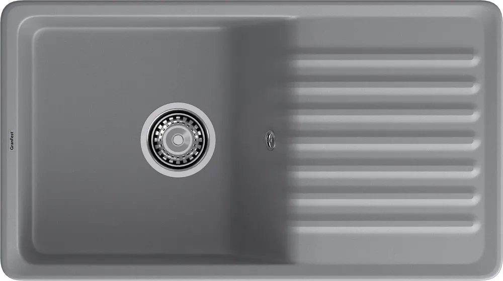 Детальное фото товара: GranFest QUARZ GF-ZW-73, мойка, гранит, темно-серый