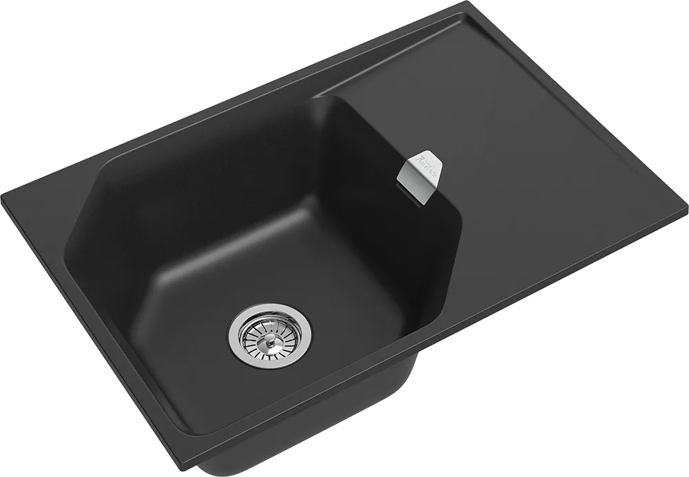Детальное фото товара: Rivelato LOCUS LS-75 antracite, мойка, гранит, антрацит