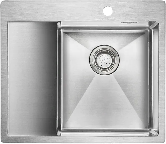 Фото товара: Paulmark KRONER 59F, мойка, нержавеющая сталь брашированная, правая