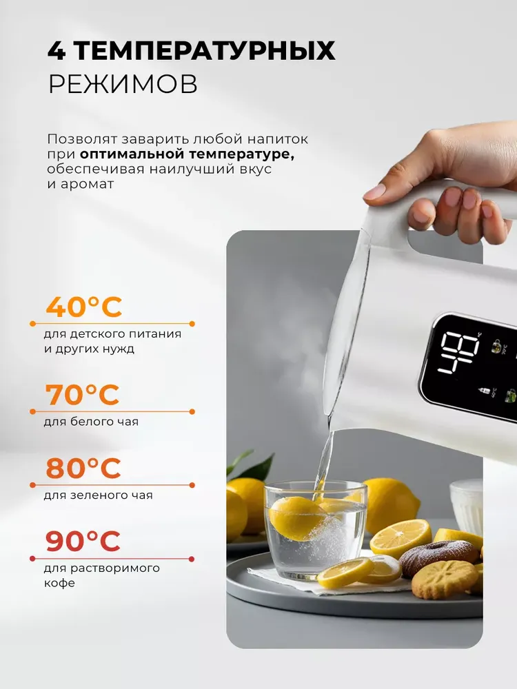 Детальное фото товара: LEX LXK 30026-1 электрический чайник