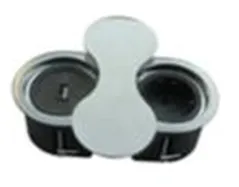 Фото товара: SFL BP8U-2 блок встраиваемый 1 эл. розетка, 1 USB зарядка, нержавеющая сталь