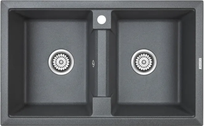 Детальное фото товара: Paulmark TANDEM 80/2, мойка, гранит, графит