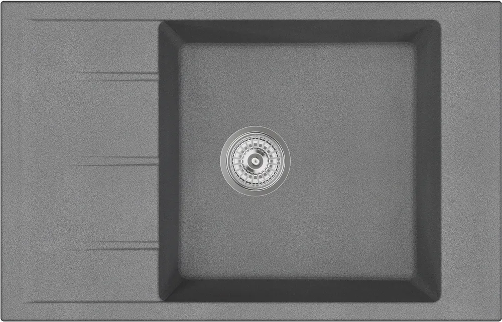 Детальное фото товара: Emar EMQ-1780.Q, мойка, гранит, антрацит