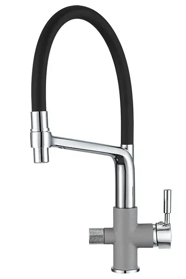 Фото товара: GRANULA 0075 смеситель, гранит, алюминиум