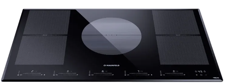 Детальное фото товара: Maunfeld CVI905SFBK LUX индукционная поверхность