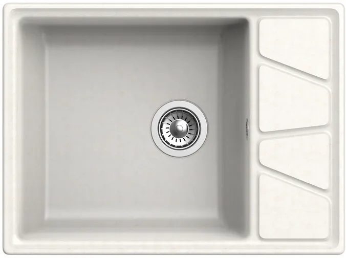 Детальное фото товара: GranFest VERTEX GF-V-680L, мойка, мрамор, белый