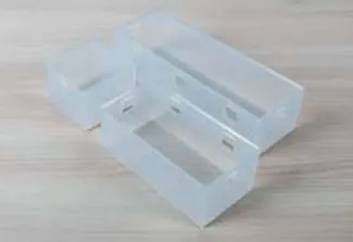 Детальное фото товара: Ninka Banio Набор N1 короба из полупрозрачного тонированного пластика, белый