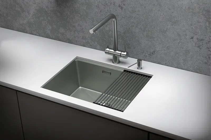 Детальное фото товара: GRANULA 6045U мойка, нержавеющая сталь, сталь матовая