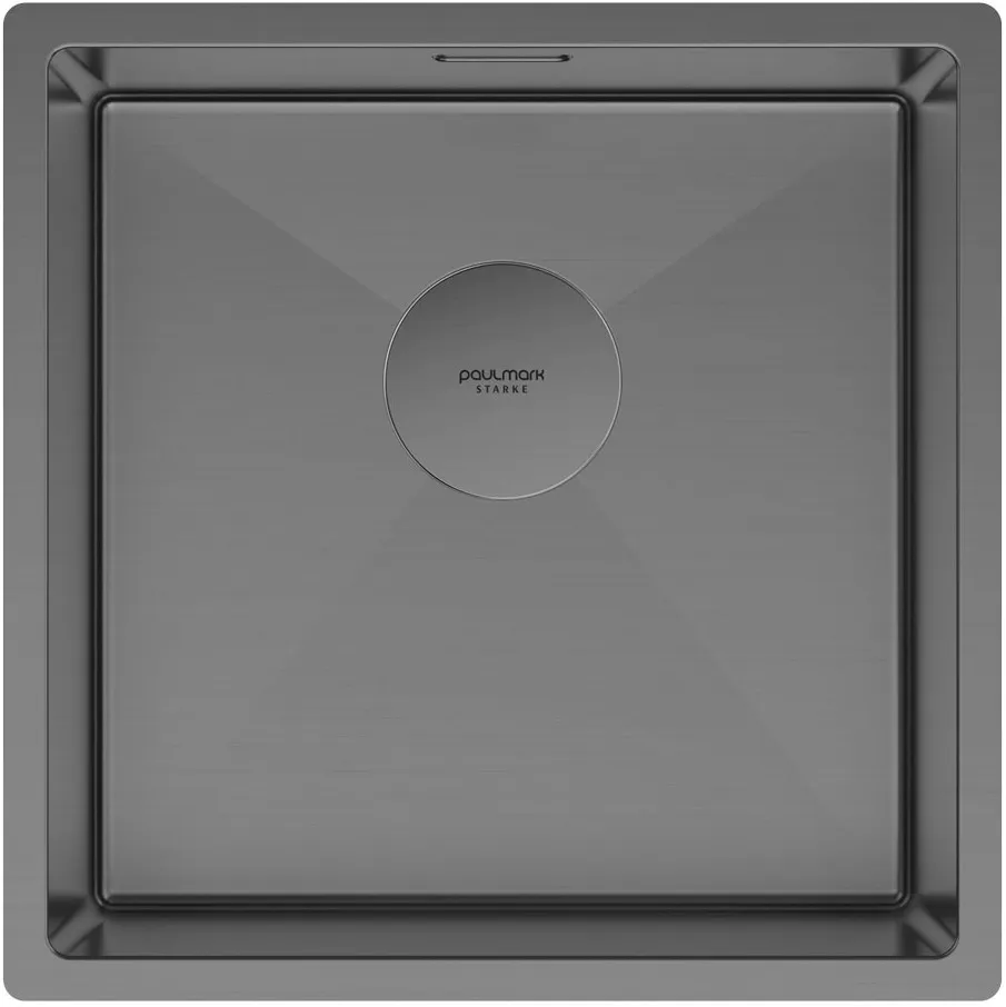 Детальное фото товара: Paulmark NEXT 44 UNI, мойка, нержавеющая сталь, вороненая сталь