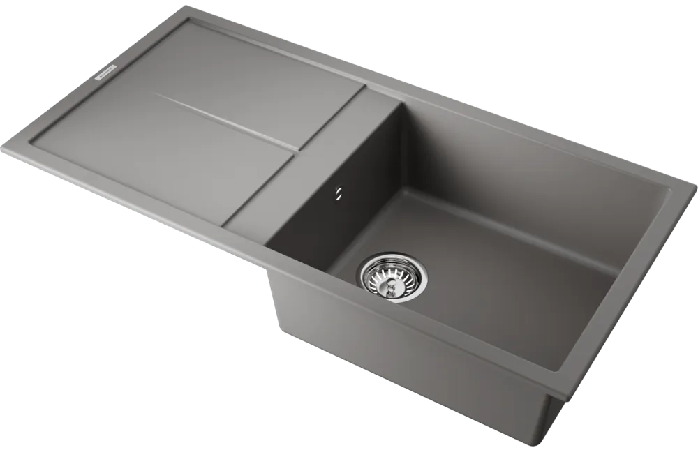 Детальное фото товара: Omoikiri Sumi 100A-GR мойка, керамика, ленинградский серый