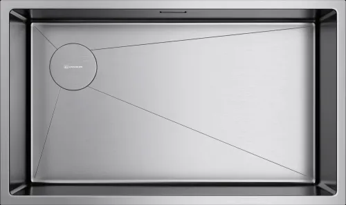 Детальное фото товара: Omoikiri Taki 74-U/IF--L Side IN, мойка, нержавеющая сталь