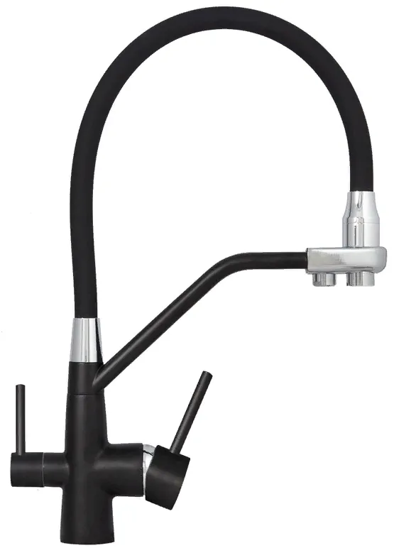 Фото товара: Zigmund & Shtain ZS 2200, смеситель, черный базальт