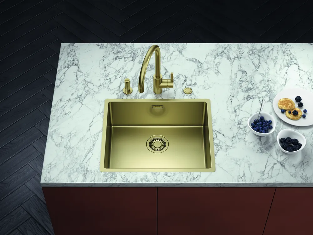 Детальное фото товара: Franke BXM 210/110-50 F-INOX, мойка, нержавеющая сталь, золото