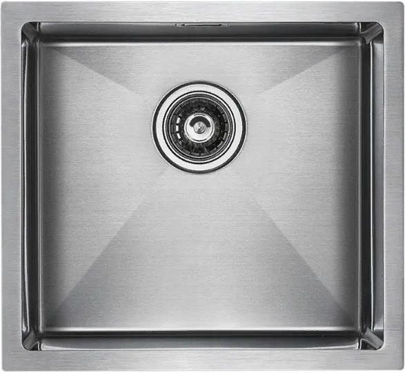 Детальное фото товара: Paulmark ALLER 48 UNI, мойка, нержавеющая сталь брашированная