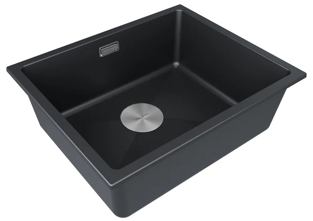 Детальное фото товара: Paulmark LUMI 55UNI, мойка, гранит, антрацит