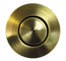 Детальное фото товара: Omoikiri SW-01-AB Пневматическая кнопка для измельчителя, античная латунь