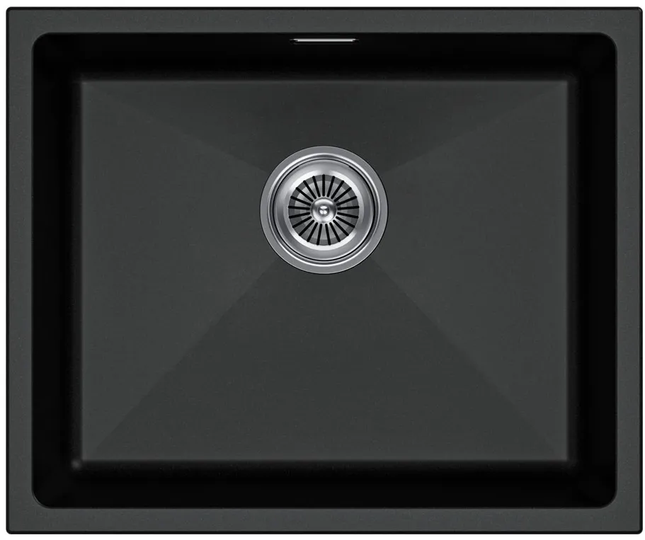Детальное фото товара: Paulmark LUMI 55UNI, мойка, гранит, черный