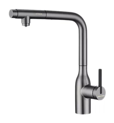 Фото товара: Paulmark VIPER, смеситель, вороненая сталь   