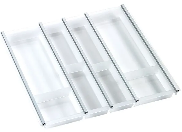 Фото товара: Ninka Cuisio Aqua 600, Legrabox Blum, лоток для столовых приборов, белый