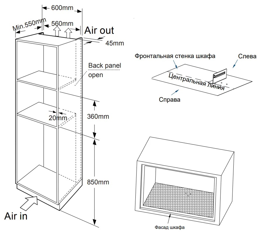 Схема встраивания