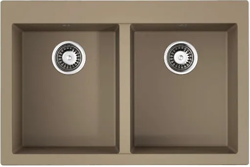 Фото товара: Omoikiri Bosen 80-2-CH, мойка, гранит, шампань