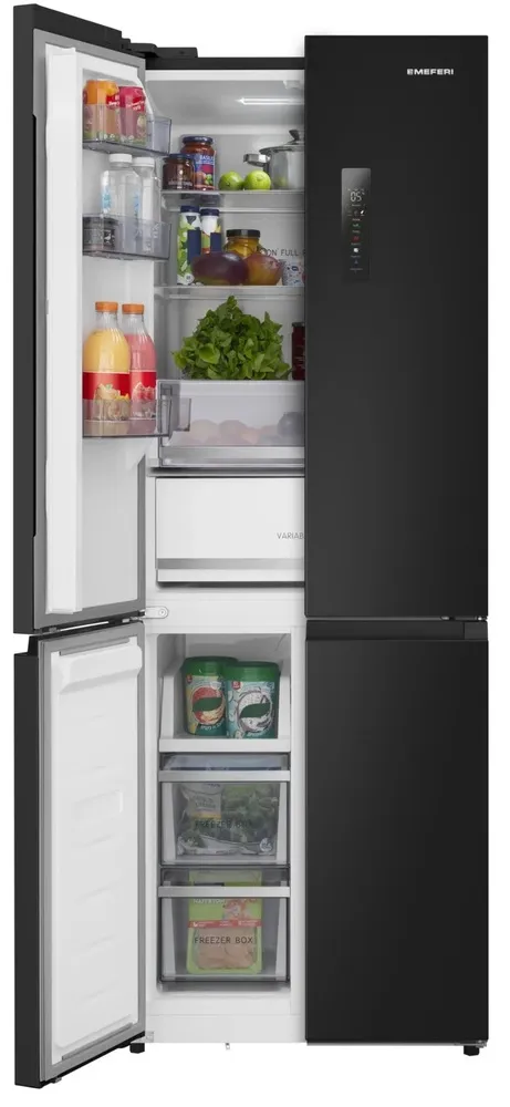 Детальное фото товара: MEFERI MFR70BK TOTAL NO FROST CROSS DOOR ULTRA