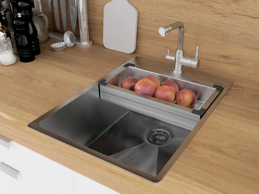 Детальное фото товара: Emar EC-3003NS, смеситель, сатин