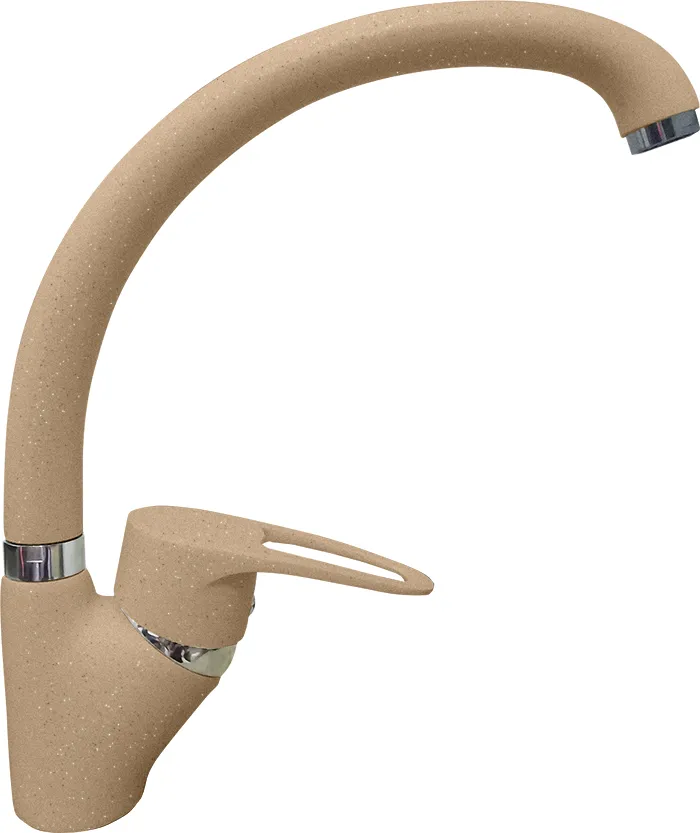 Фото товара: GranFest 1024, смеситель, мрамор, песочный