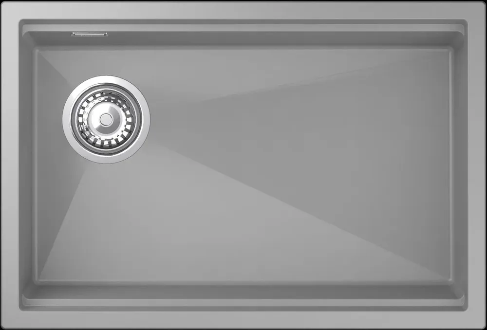 Фото товара: Rivelato LINO LN-654-L grigio metallizz, мойка, гранит, серый металлик