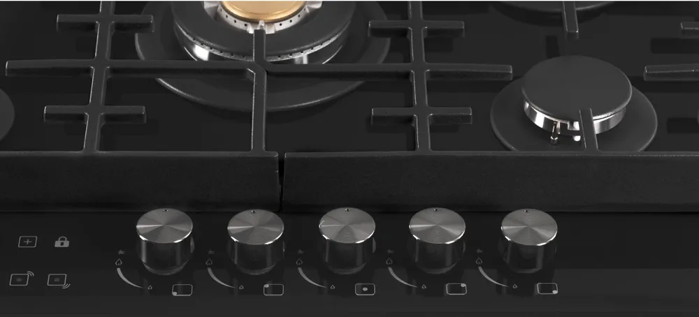 Детальное фото товара: HIBERG VM 7155 B газовая поверхность