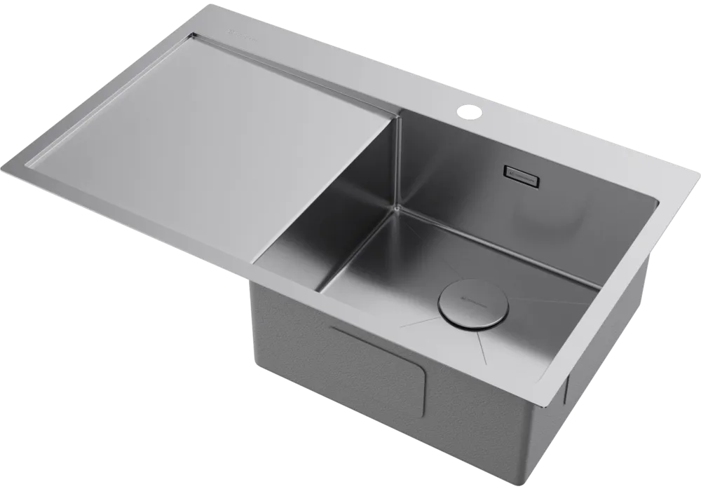 Детальное фото товара: Omoikiri Akisame 86-IN-R, мойка, нержавеющая сталь, чаша справа