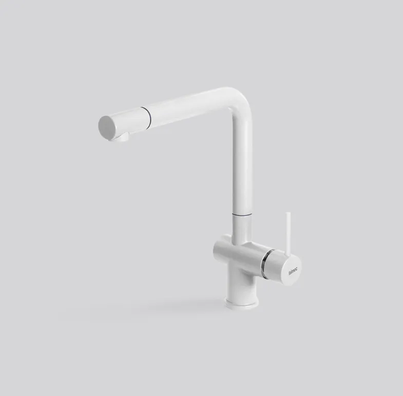 Фото товара: Falmec ISEO CORNER WH, смеситель, белый