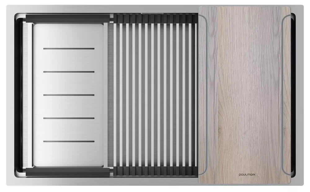 Фото товара: Paulmark NEXT-MULTI SINK 74 UNI, мойка, нержавеющая сталь брашированная