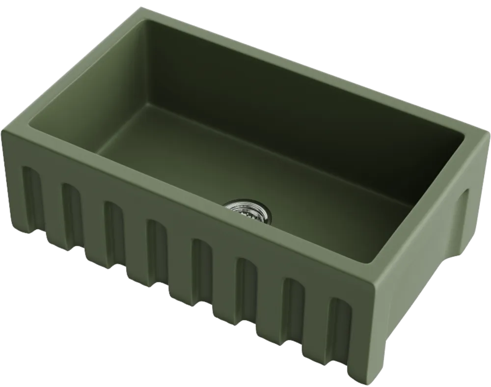 Детальное фото товара: Omoikiri Mikura 76-OL, мойка, керамика, olive