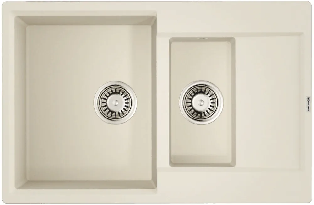 Фото товара: Omoikiri Daisen 78-2T-EV, мойка, гранит, эверест