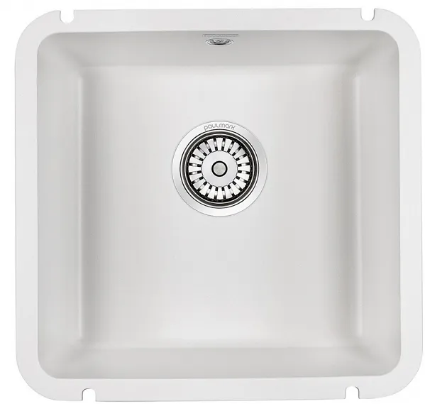 Детальное фото товара: Paulmark UNTER, мойка, гранит, белый