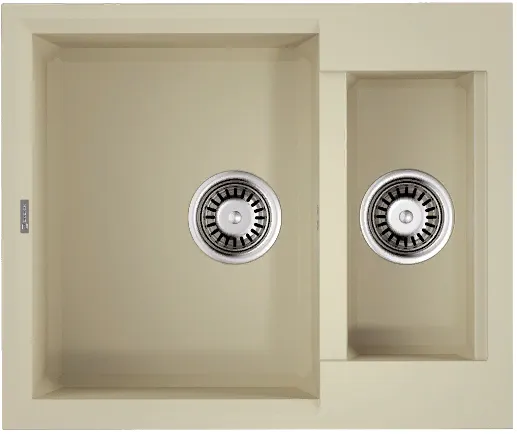 Фото товара: Omoikiri Sakaime 60-2-BE, мойка, гранит, ваниль