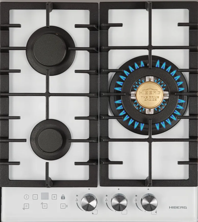 Фото товара: HIBERG VM 4535 W газовая поверхность