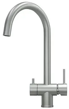 Фото товара: GRANULA 7104 смеситель, нержавеющая сталь, сталь матовая