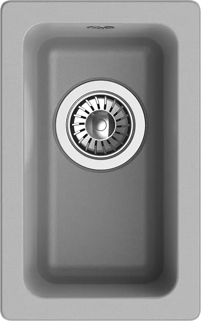 Детальное фото товара: Rivelato BERKANA BK-25 grigio metallizzato, мойка, гранит, серый металлик