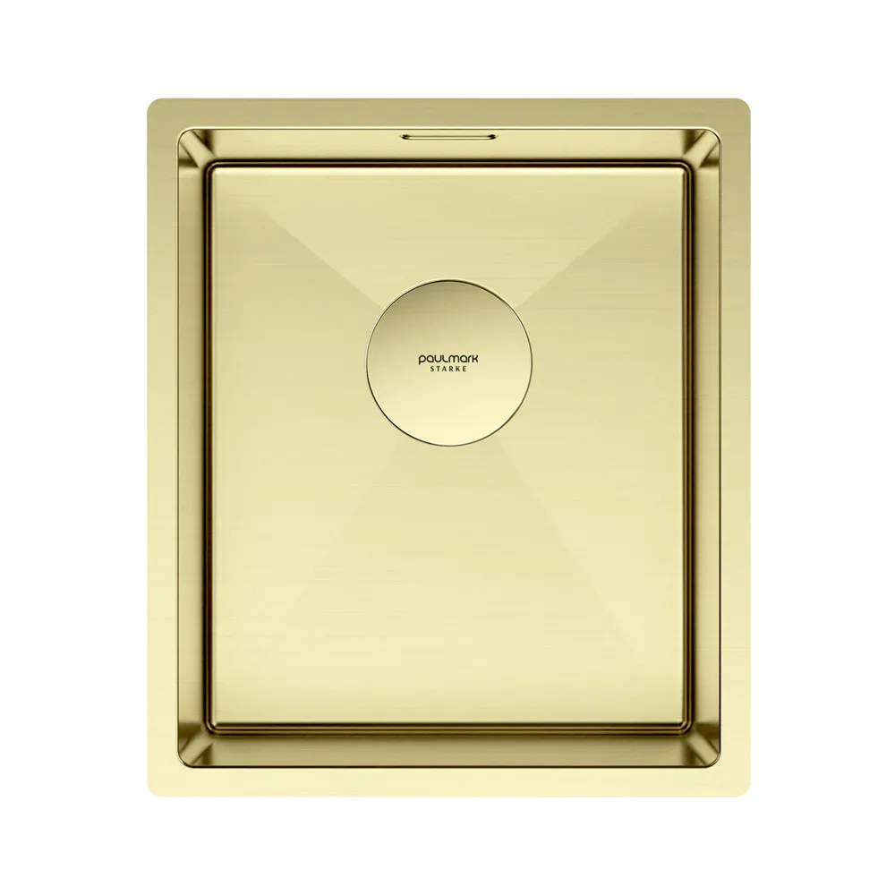 Детальное фото товара: Paulmark NEXT 38 UNI, мойка, нержавеющая сталь, светлое золото