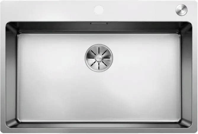 Фото товара: Blanco Andano 700-IF-A , мойка, нержавеющая сталь с зеркальной полировкой, с клапаном-автоматом