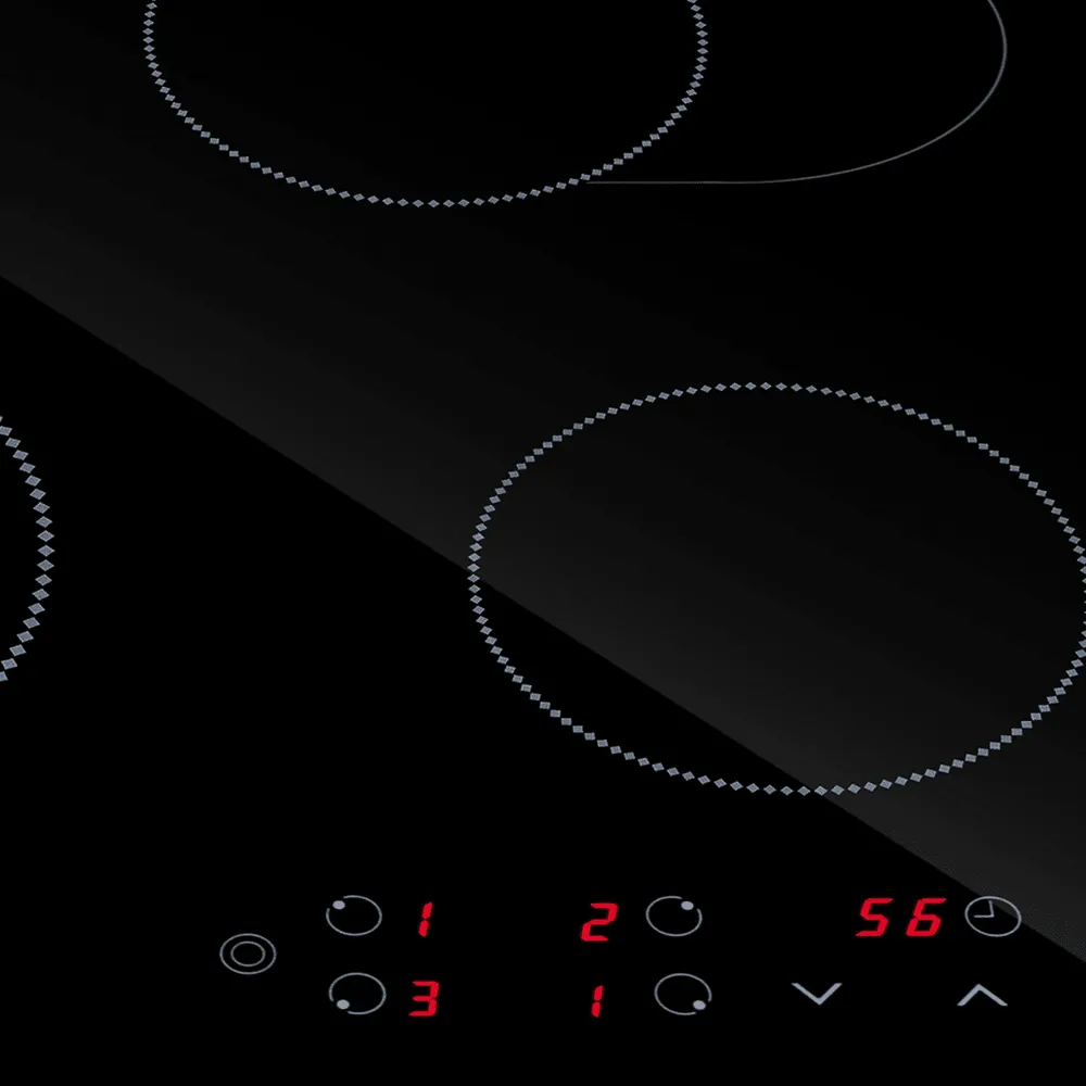 Детальное фото товара: Maunfeld EVCE594SMDPBK стеклокерамическая поверхность