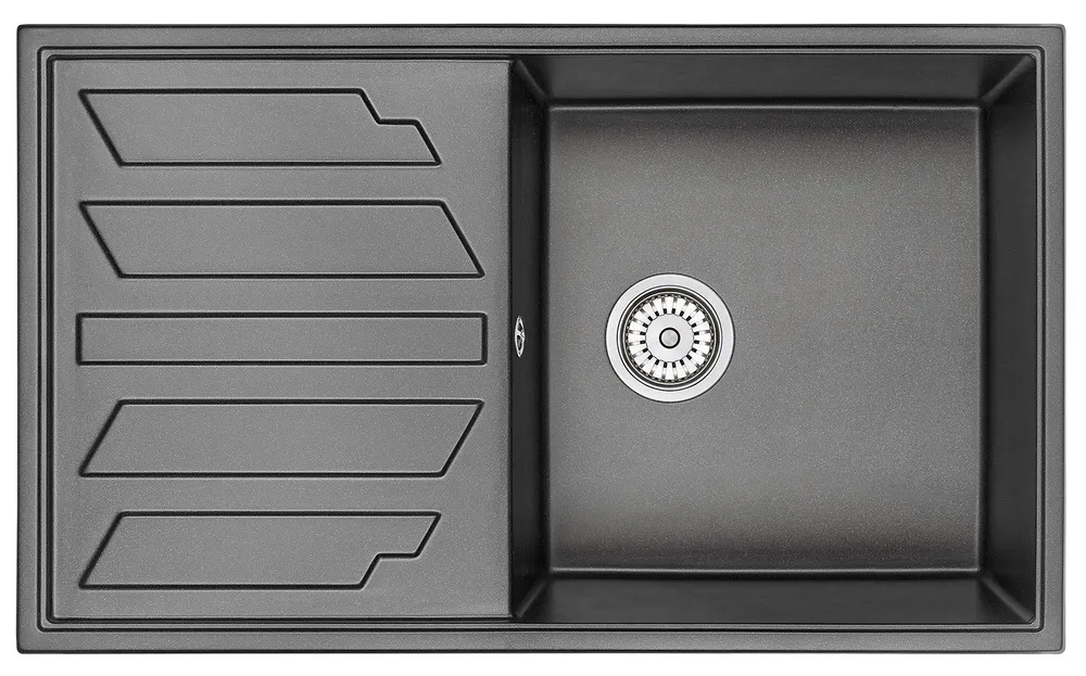 Фото товара: GRANULA 8601 мойка, гранит, черный