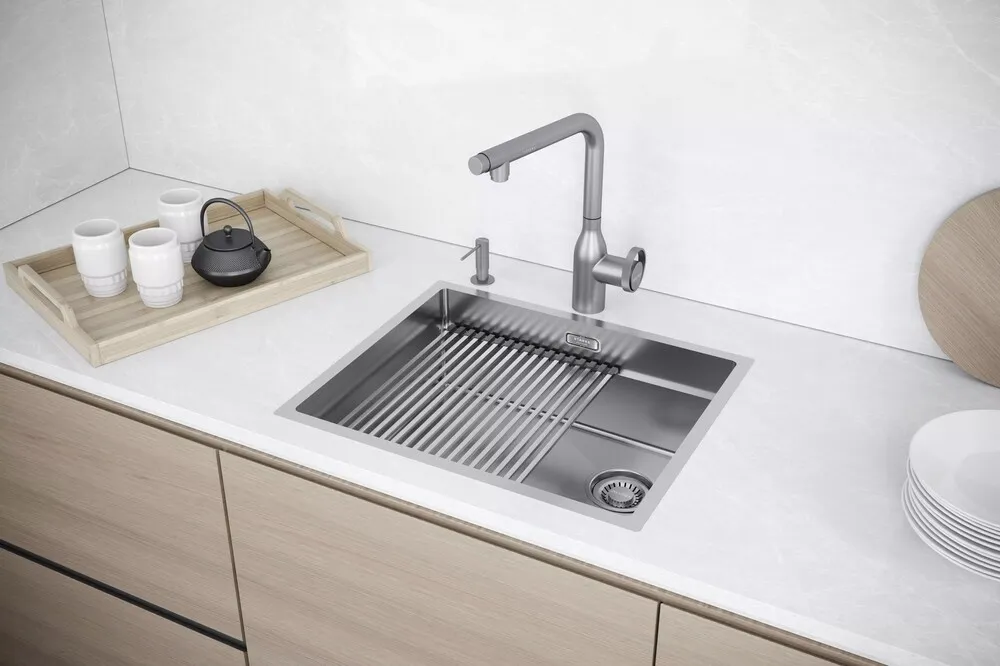 Детальное фото товара: Paulmark NEXT-PRO 54 UNI, мойка, нержавеющая сталь брашированная