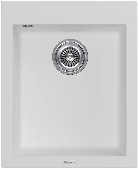 Фото товара: KUCHENSTERN OBEN 45, мойка, гранит, белый