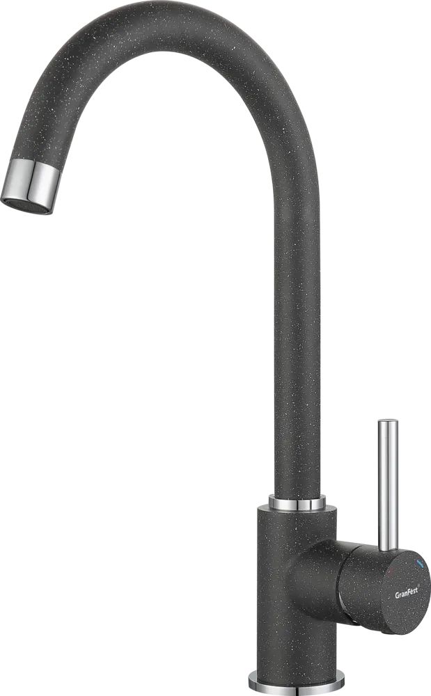 Фото товара: GranFest 3650, смеситель, мрамор, графит