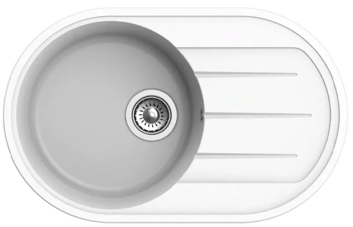 Фото товара: Ewigstein Elegant E- R50F, мойка, гранит иней